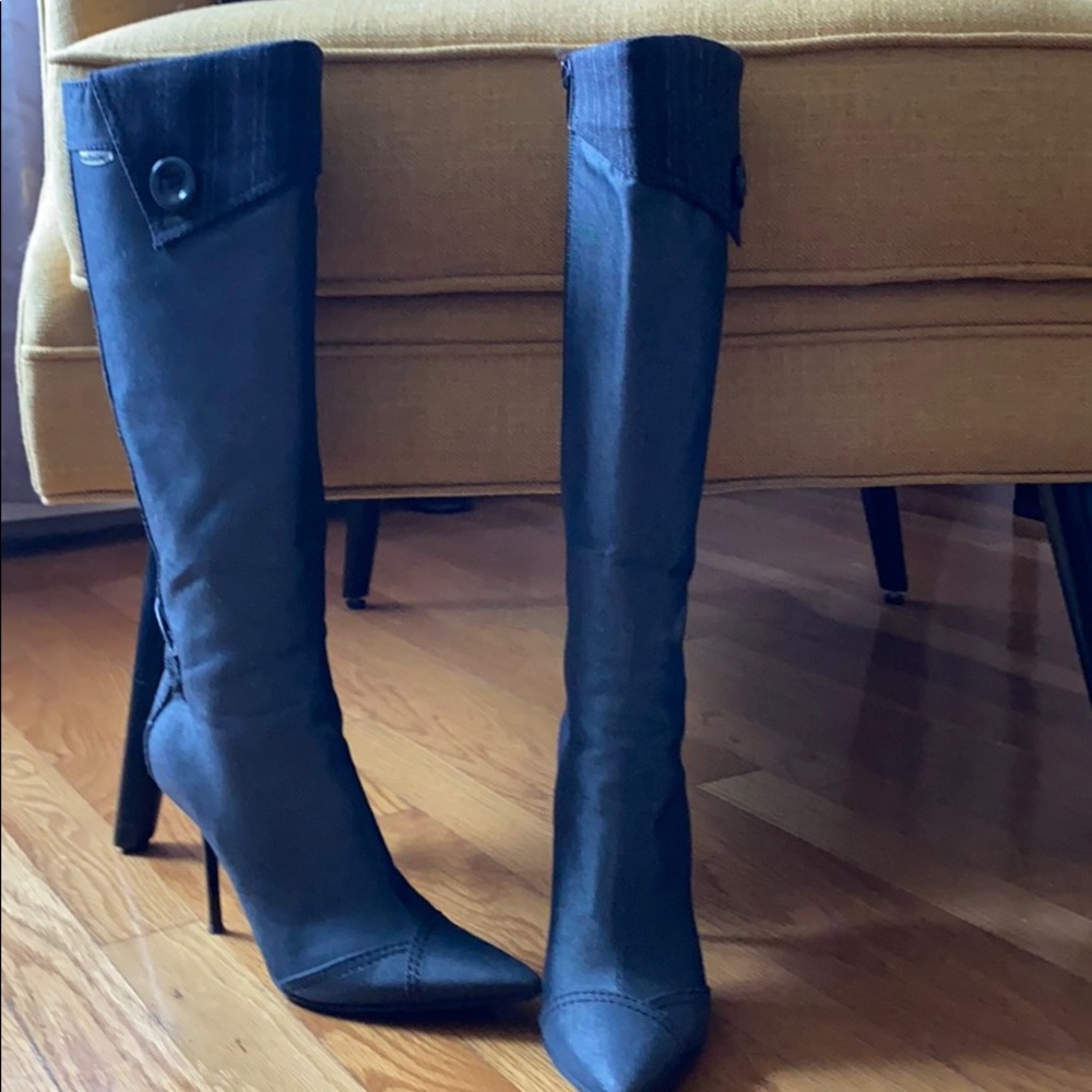 Casadei denim boots